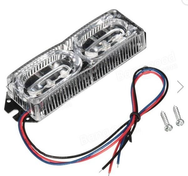 12V 6LEDs  Warning  Light  Strobe Flashing Emergency Lamp