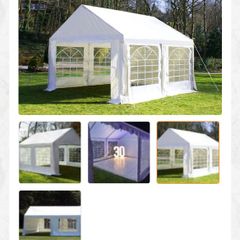 Heavy Duty Industrial PE Grade 4m x4m White Marquee/Party Tent