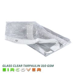 Glass Clear Tarpaulin 4m x 5m (13' - 16') 310 gsm