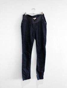 Pre Owned Red Herring Maternity Navy Under-Bump Skinny Jeans