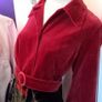 Sensational Original Biaun 1970s Vintage does 1940s Velvet Housecoat Dressing Gown Image 7