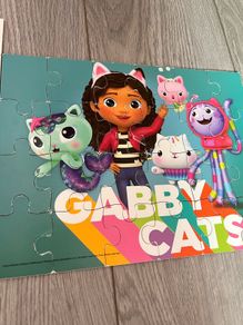 Gabbys dollhouse wooden puzzles set
