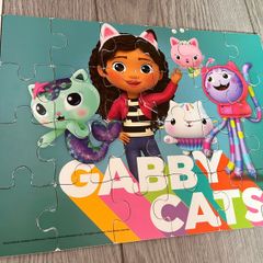 Gabbys dollhouse wooden puzzles set