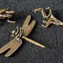 3 brass Insects, Solid brass. Image 2