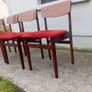 mid century teak dining chairs x4 Image 8
