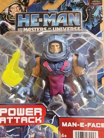 BRAND NEW He Man & The Masters of the Universe Power Attack Man E Faces Action Figure