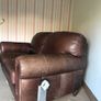 Italian "Natuzzi" 3 Seater Natural Leather Couch Image 5
