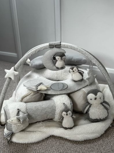 Wish Upon a Cloud Playmat Bundle with Tummy Time Roll, Sit & Play