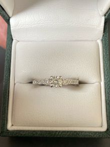 14ct Gold Diamond Engagement / Dress Ring as New