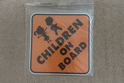 sticker- children on board