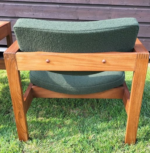 Mid Century Vintage Crannac Armchair & Side Table