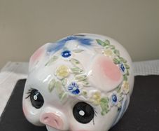 Cute Ceramic Piggy Bank Money Box
