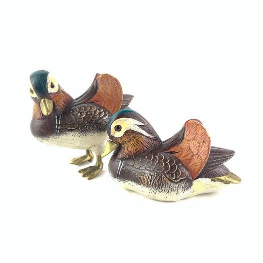 Vintage Malevolti duck figurines
