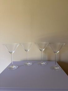 Cocktail glasses x 4