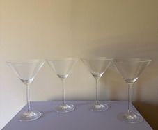 Cocktail glasses x 4