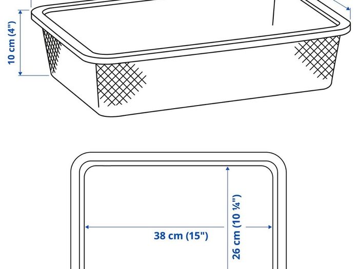 IKEA Trofast pink mesh storage baskets- metal