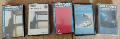 Vintage Dire Straits Cassettes x 5
