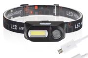 Cycling Running COB LED Headlight Headlamp Head light Flashlight USB Rechargeable Torch Camping Hiking Night Fishing Light