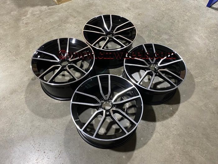 22" Inch Mercedes Merc Twin spoke style Alloy Wheels Jeep GLE GLC GL ML M Class AMG SUV 5X112 4MATIC
