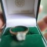 Vintage Sterling Silver 925 gold plated Ring 2,2g Image 6
