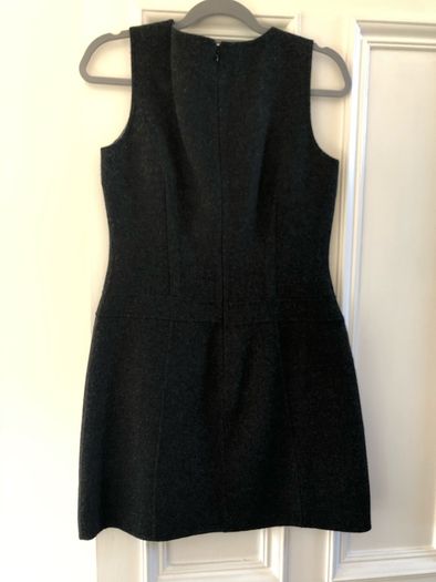 Hobbs grey wool mini dress