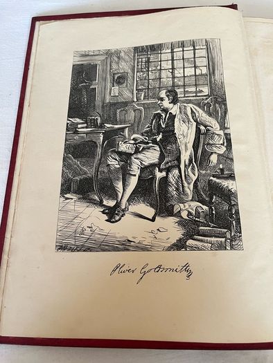 Dalziel's illustrated Goldsmith book circa 1860's