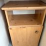 Wooden desk and locker Image 5