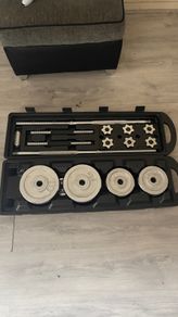 home weights/dumbell set