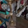 antique brass candle holder Image 5