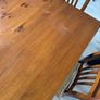 Wooden table & 6 chairs Image 8
