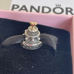 Pandora Two Tone Celebration Cake with 14k Gold Heart