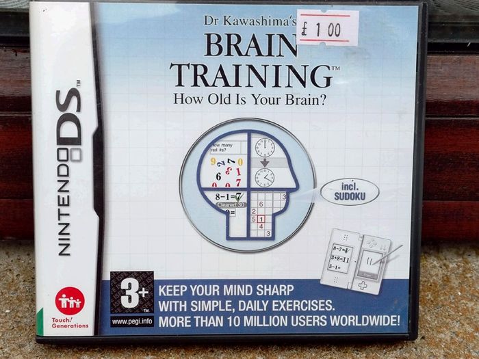 Nintendo Ds Brain Training (used).