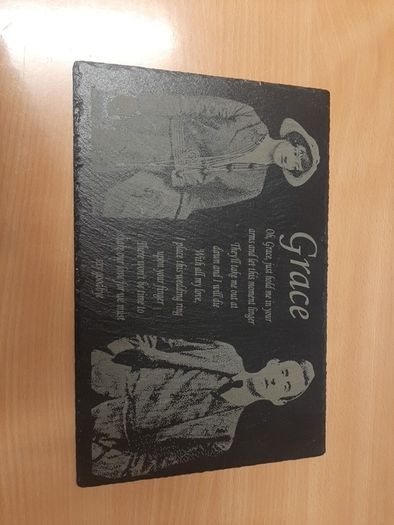 picture laser engraved image and chorus of grace