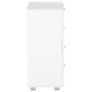 Sideboard High Gloss White 60x35x80 cm Chipboard NEW Image 3