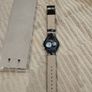 Swatch Vintage watch SCB116 "CHESS" Black leather strap Image 3