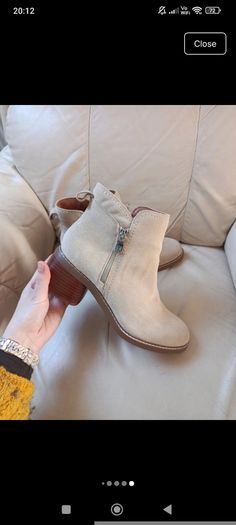 River Island suede beige boots