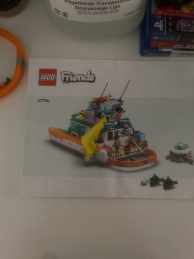 Lego Friends set 41734 sea recycling catamaran boat