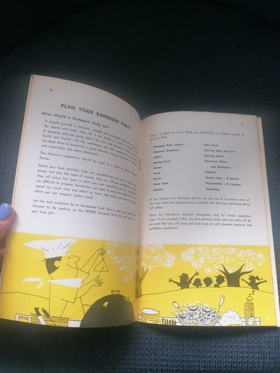 Vintage Weber BBQ Cookbook Rare Find