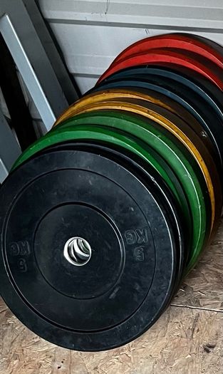 150kg olympic weight set. Bumper