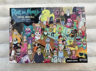 Rick and Morty Total Rickall Card Game 2-5 Players Cryptozoic new Please see pictures