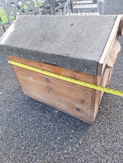 Small wooden dog house