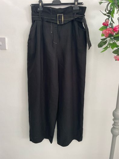 trousers Bnwt 100% linen Zara size small