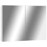 Bathroom Mirror Cabinet White 80x15x60 cm MDF Image 2