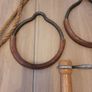 antique unique,  gymnastic trapeze set Image 7