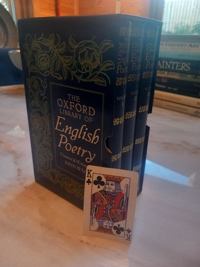 Oxford Library of English poetry 3x hardbacks, as new, D18 post 8e