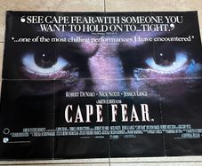 Cape Fear 1991 Martin Scorsese Original poster