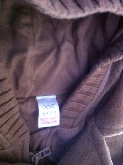 NEXT Gorgeous Boys Beige Jacket "as new" 3-6mts/upto 18lbs)