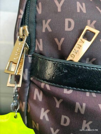 DKNY Signature Monogram Mini Backpack
