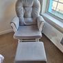 Babylo Brompton Glider Chair & Matching Footstool Image 3