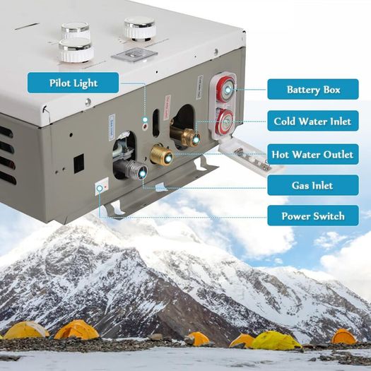 12L LPG Propane Gas Tankless Instant Water Heater